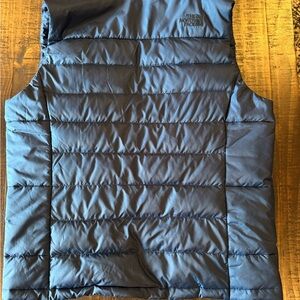 The North Face Navy Quilted Vest 550